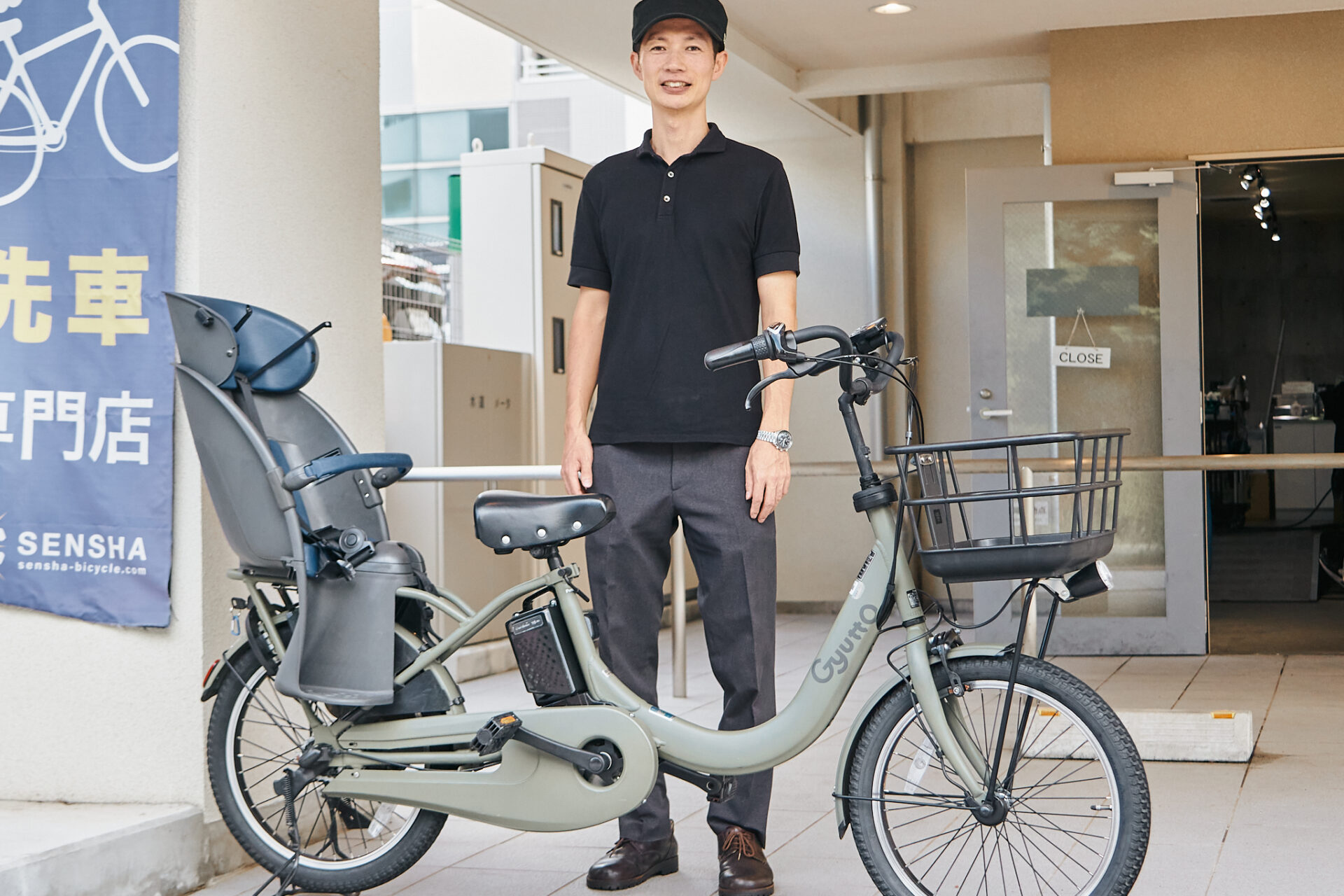 購入から一度も洗車していないというPanasonicのGyuttoが入庫 