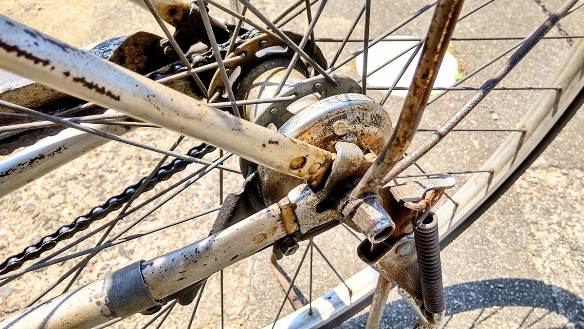 自転車の錆