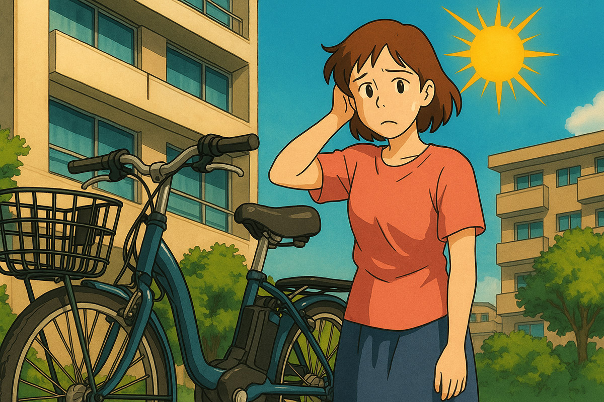 電動アシスト自転車とママ